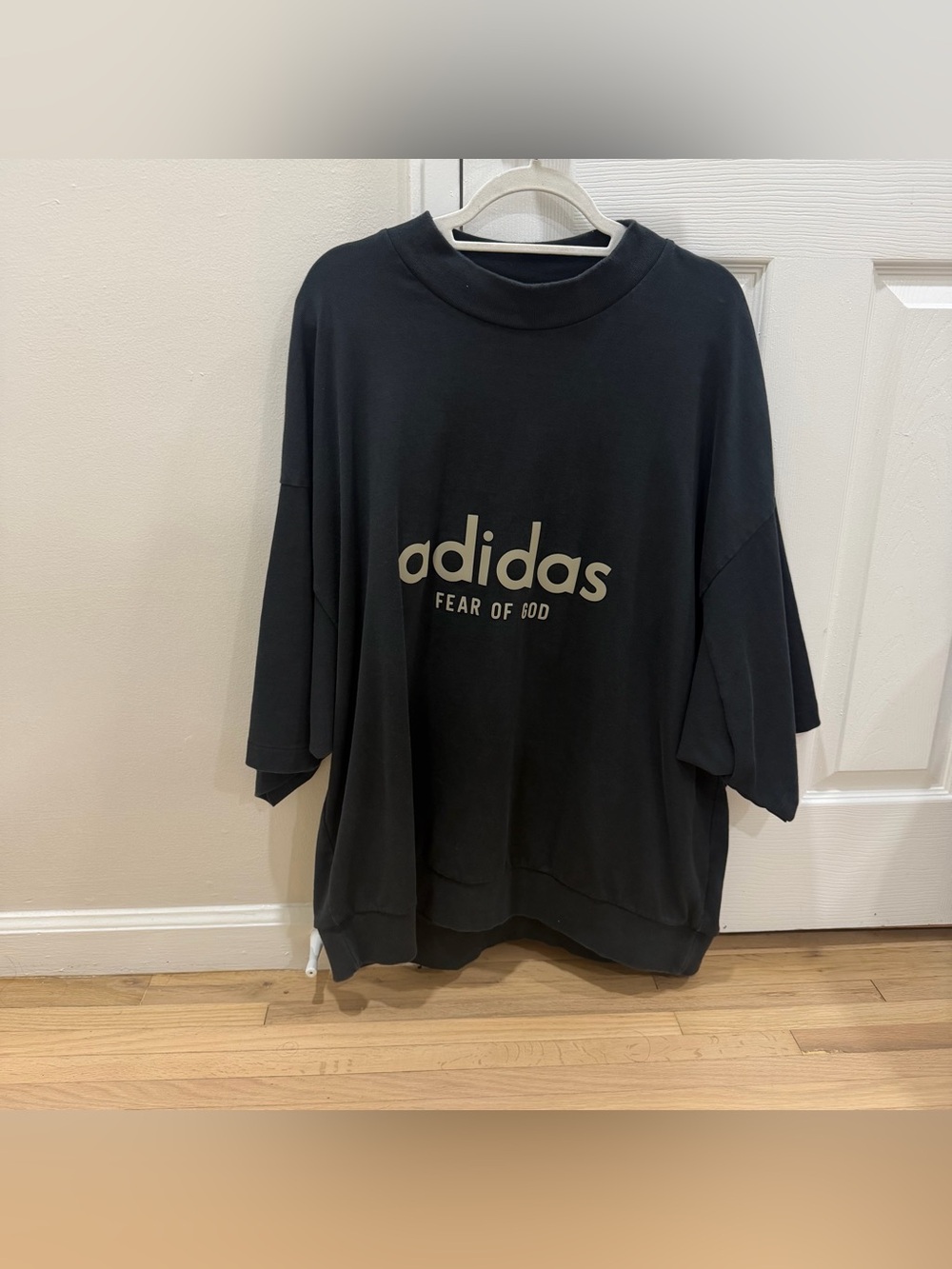 Adidas x Fear of God Athletics Men’s Heavy Jersey 3/4 Mock Tee Size XL